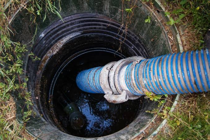 Septic tank cleaning service at a residential property in Reno, NV
