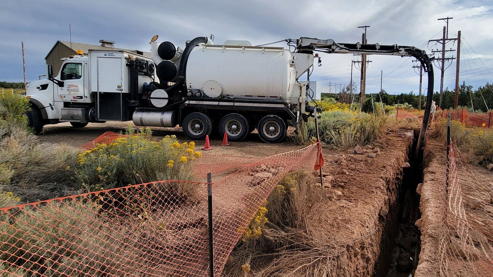 Utility Trenching project in Reno, NV