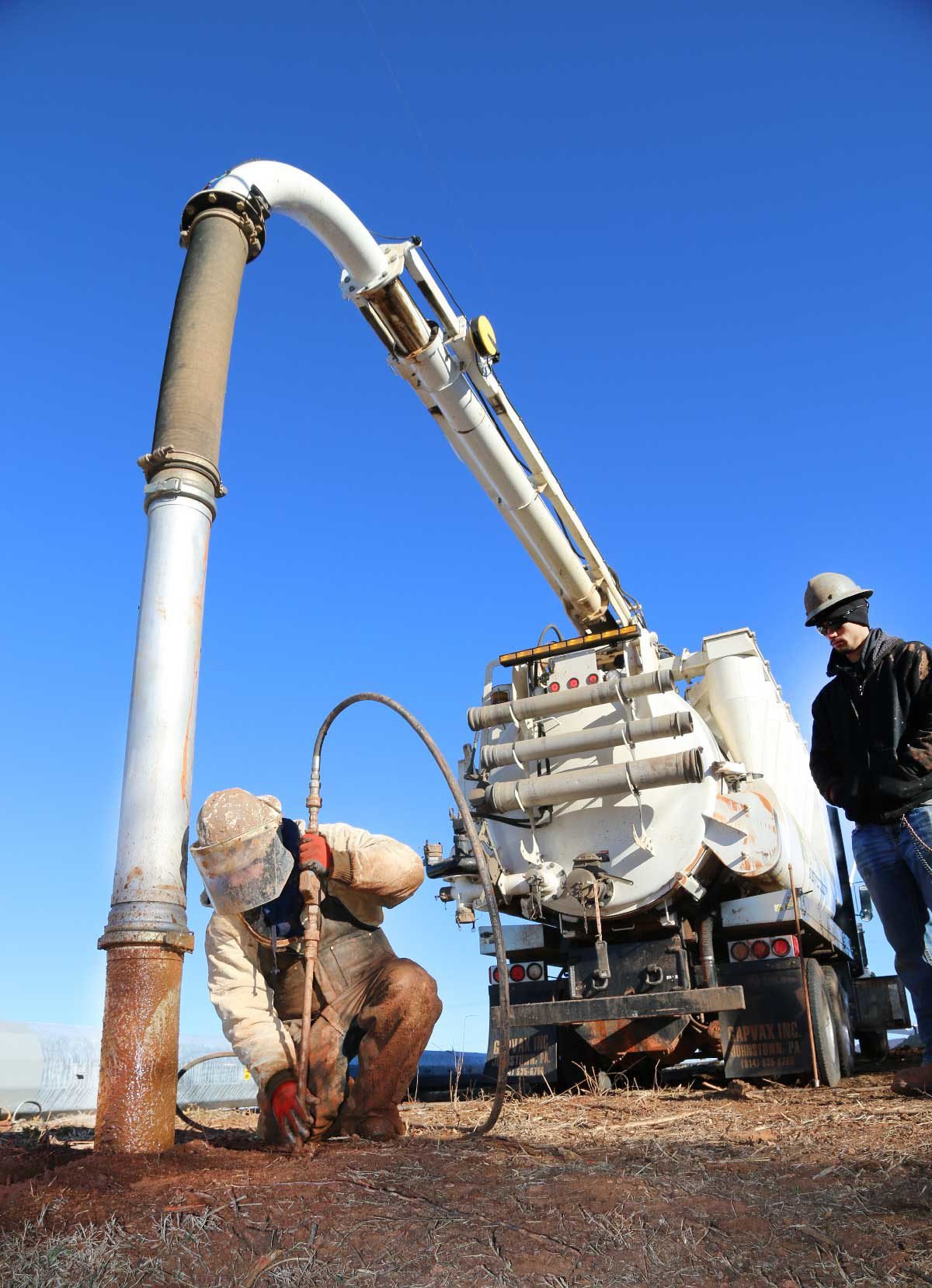 Reno Hydrovac truck