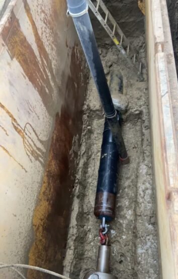 hydrovac work around underground utilities in Reno